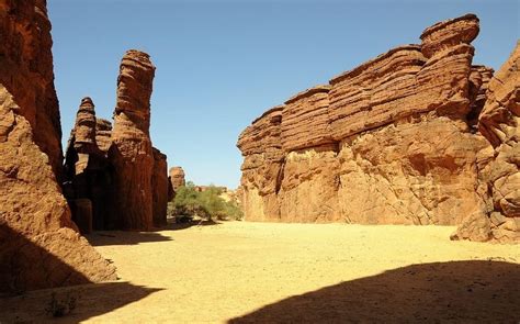 Towering Rocks Of Ennedi Desert In Chad Africa