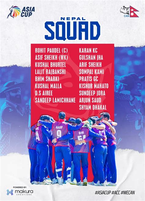 nepal squad for asia cup 2023 sandeep lamichhane included nepali nerd