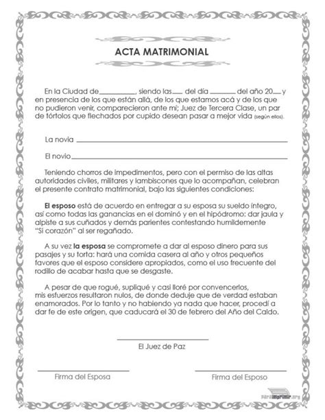 C Mo Imprimir Un Certificado De Matrimonio Falso Gluc Mx Acta De