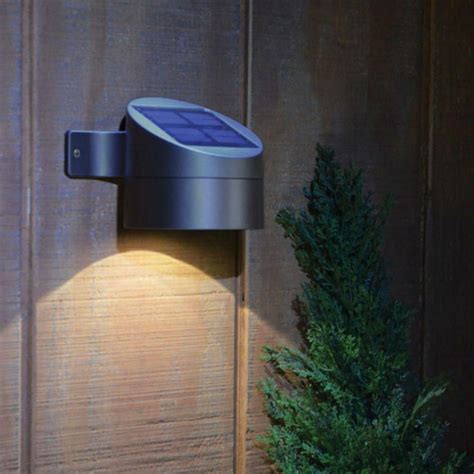 Outdoor Solar Lights LED Wall Mount Deck Sconce Light ...