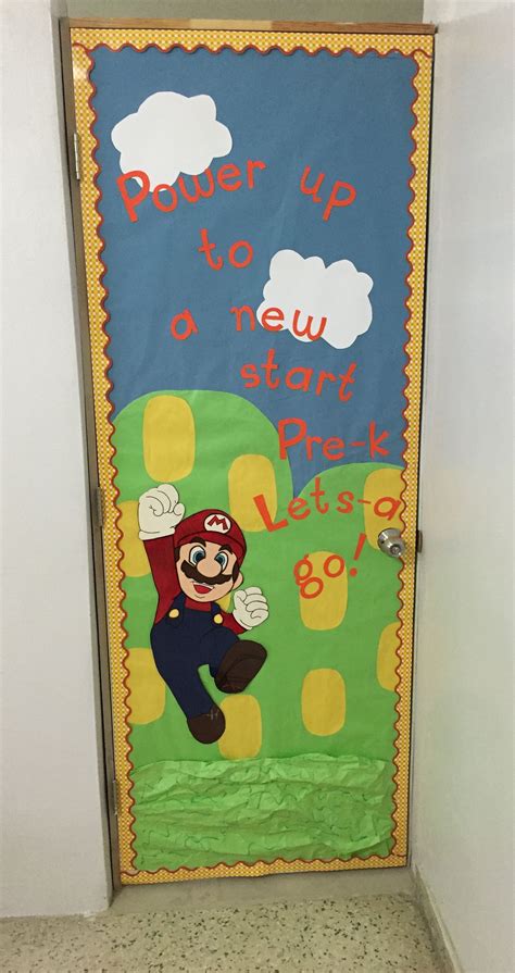 Mario Bros Classroom Door Door Decorations Classroom Classroom Door