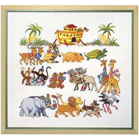 $20.99 quick view sale map of america counted cross stitch kit 6 3.5 stars 5 (6) was: Noahs Ark Sampler - Cross Stitch, Needlepoint, Embroidery ...
