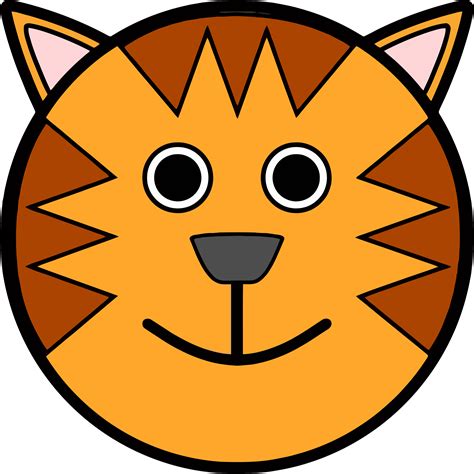 Download Circle Tigger Cat Face Clipart Png Image Download Cat Face