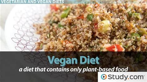 vegetarian vs vegan diet health benefits and lifestyle video and lesson transcript