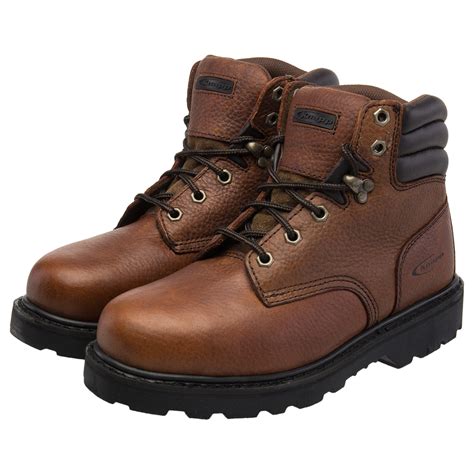 Knapp Backhoe Steel Toe Leather Mens Work Boot Construction Safety