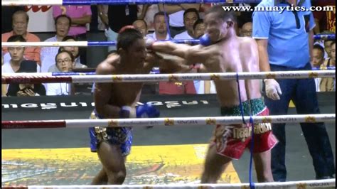 Muay Thai Fight Seksan Vs Thanonchai Rajadamnern Stadium Bangkok 12th February 2015 Youtube