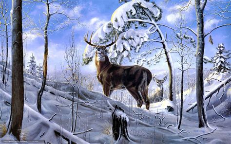 Unduh 42 Winter Deer Iphone Wallpaper Gambar Gratis Terbaru Postsid