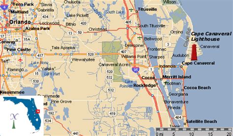 Florida Cape Canaveral Map Florida Map 2018