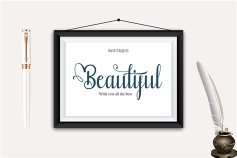 Calligraphy fonts resemble elegant handwriting. Boutique Calligraphy Font - Befonts.com