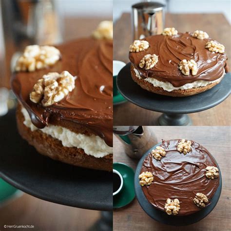 Leckere kuchen aus blätterteig mit vanillepudding und… previous. Walnusstorte ganz einfach selber backen | Herr Grün Kocht ...