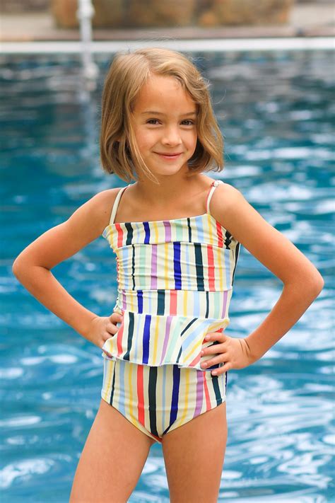 Little Girls Cora Reversible Tankini 38 Rad Swim