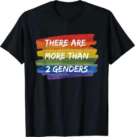 There Are More Than Genders T Shirt Amazon Co Uk Fashion
