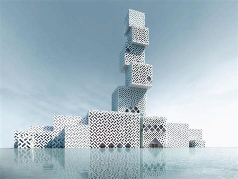 Unique Cube Tower Will Rise Like A Stack Of Patterned Blocks In China