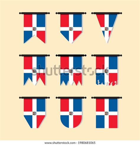 Dominican Republic Vertical Banners Isolated On Stock Vector Royalty Free 1980681065