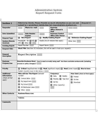 8 Office Request Form Templates In Pdf Word Xls