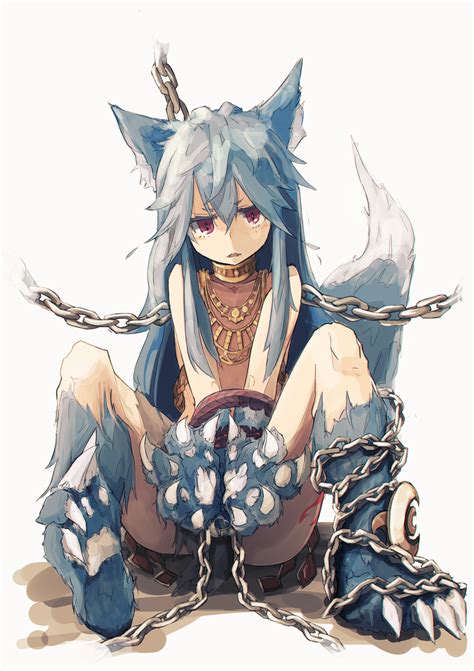Pin By Chuuwii On Fenrir Character Rage Of Bahamut Anime Wolf