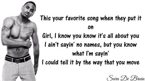 Trey Songz About You Lyrics Youtube