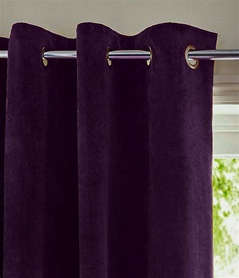 Premium Soft Dark Purple Velvet Curtains Drapes Custom Drapes Etsy