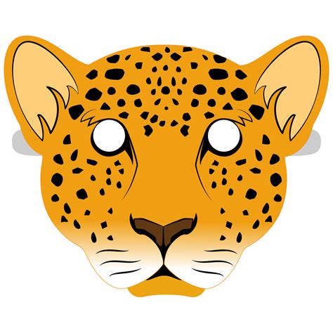 Leopard Mask Template Free Printable Papercraft Templates