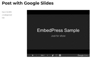 This method doesn't require any sort of coding or install any plugin. How to Embed Google Slides in WordPress
