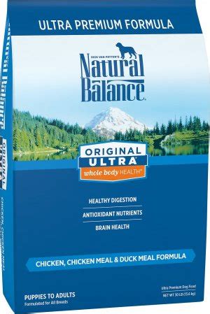 Natural balance has a strong commitment to ensuring. Natural Balance Original Ultra Whole Body Health Dog Food ...