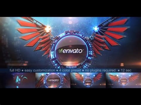 Fire logo reveal is an affable after effects template released … 3D Wings Logo Reveal | After Effects template - YouTube