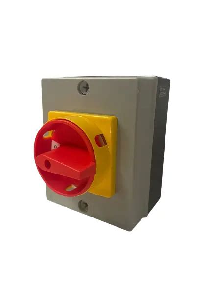 Mcg 20a 3 Pole Rotary Surface Mounted Isolator Switch Ip65 Weather