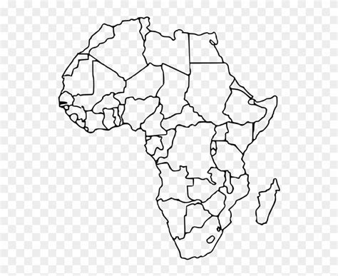 Blank Africa Map With Rivers