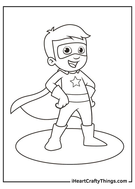 Superhero Coloring Pages Updated 2021