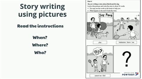 Story Writing Using Pictures Part 1 Youtube