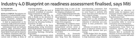 Industry 4.0 factories use data insights to identify potential production losses. Perbadanan Perusahaan Kecil dan Sederhana Malaysia ...