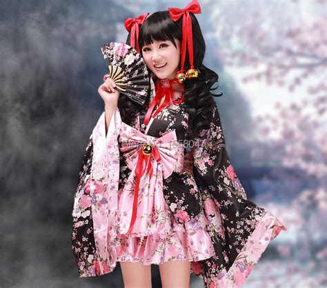 Beautiful Japanese Costumes And Cosplay Lolita Kimono Dress Maid Cosplay