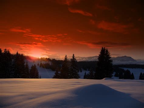 Free Images Landscape Nature Mountain Snow Winter Cloud Sunrise