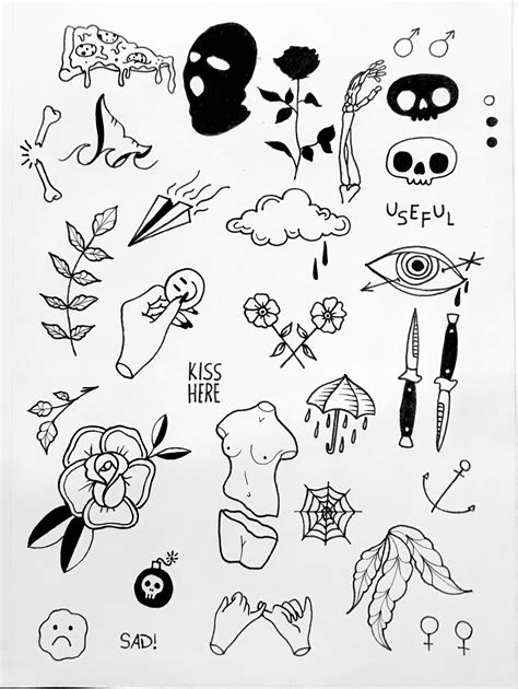 Рисунки татуировки Легкие татуировки для начинающих fotovam ru