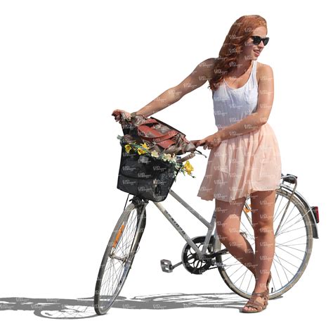 The site owner hides the web page description. woman with a bicycle - cut out people - VIShopper