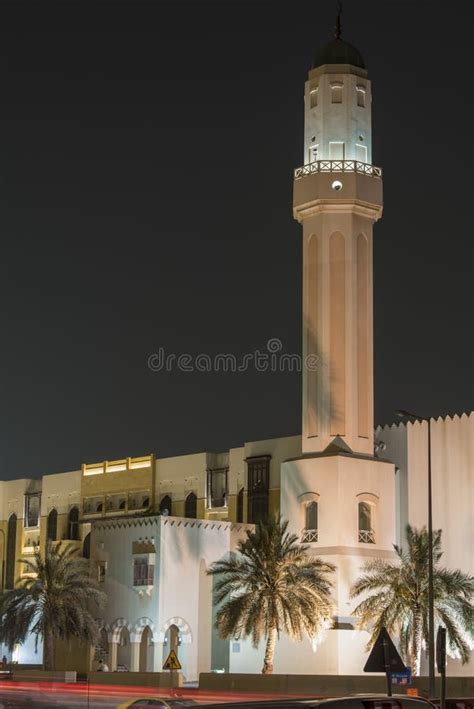 Traditional Arabic Mosque Architecture In Dohaqatar Stock Photo