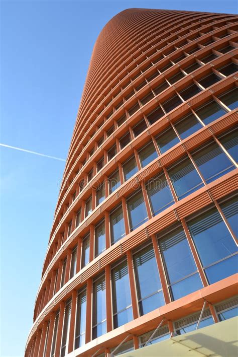 Seville Andalusia Spain Modern Office And Hotel Tower Highrise