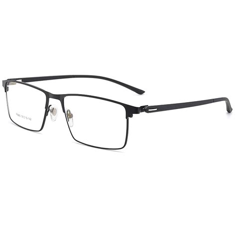 p9960 men titanium alloy eyeglasses frame for men eyewear ip electroplating alloy material full