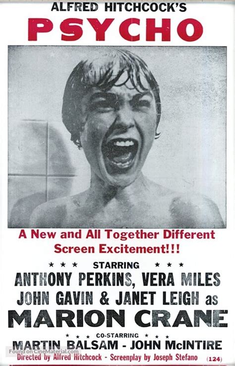 Psycho 1960 Movie Poster