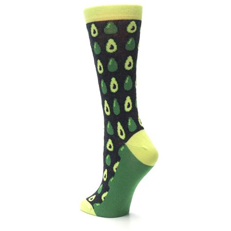 Avocado Socks Womens Novelty Socks Boldsocks