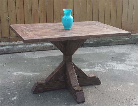 For small rectangular pedestal kitchen and accessories for small dining tables are available with options in various designs emanuela carratoni jungle style acme furniture store. Rectangle Pedestal Table - RYOBI Nation Projects