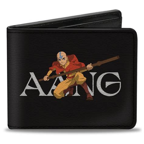 Wholesale Bi Fold Wallet Avatar Last Airbender Aang Airbender Staff