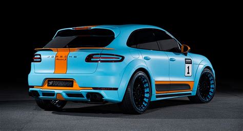 Porsche Macan Tuned by Hamann Gets Sports Gulf Racing Livery