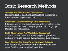 User Research Workshop Key Slides And Notes — Ethan Resnicks Blog