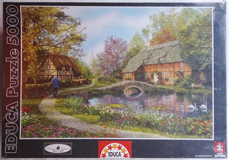 5000 Educa Meadow Cottages Dominic Davison Rare Puzzles