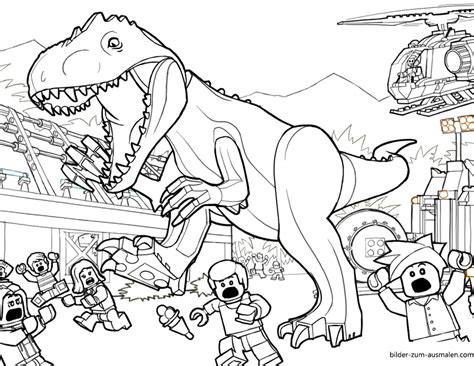 Jurassic world ausmalbilder