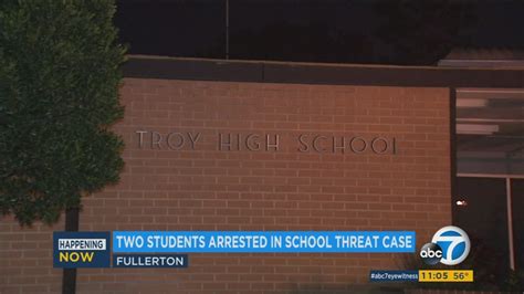 Fullerton Students Arrested For Alleged School Shooting