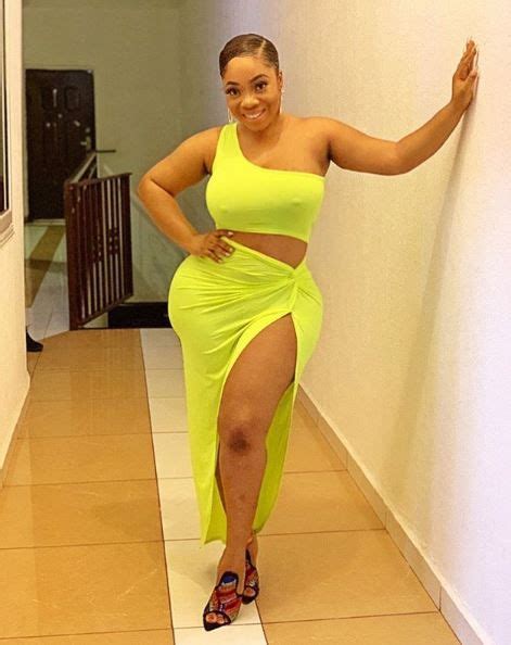 Curvy Ghanaian Actress Moesha Boduong Looks Hot In Braless Outfit Photos