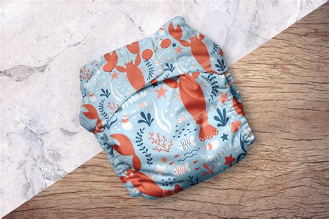 Download Reusable Cloth Diaper Mockup - Design Cuts