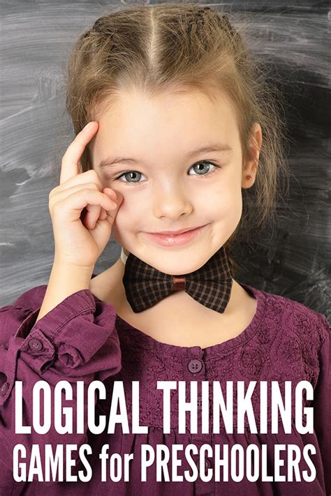 Logical Thinking Games For Preschoolers Brain Games For Kids